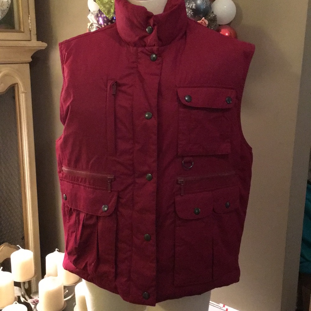 Womans Eddie Bauer premium goose down puffer vest